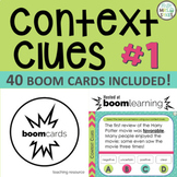 Context Clues Game #1 ~ Boom Cards 40 questions, grades 2-