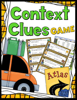 Preview of Context Clues Game - 40 Task Cards!
