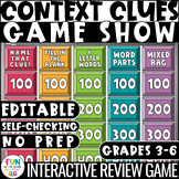 Context Clues Game Show | ELA Test Prep Reading Review Gam