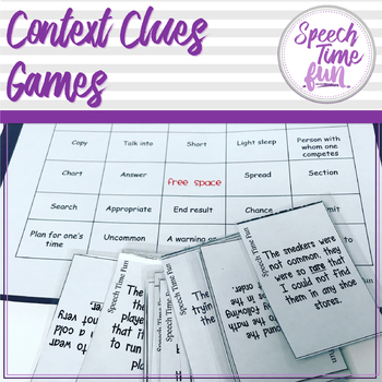 Preview of Context Clues Games