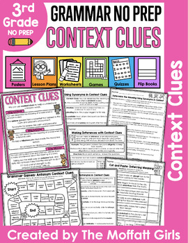 Preview of Context Clues (Grammar)