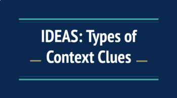 Preview of Context Clues (IDEAS)