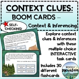 Context Clues and Inferencing: CAMPING Theme (Boom Cards)