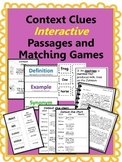 Context Clues: Interactive read passages and matching games
