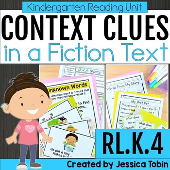 Preview of Context Clues Worksheets and Lessons - RL.K.4 Kindergarten Reading - RLK.4