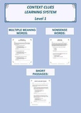 Context Clues Learning System Level 1