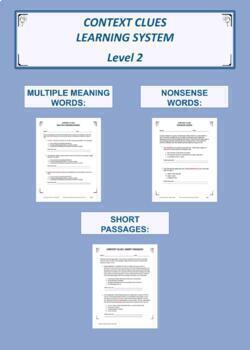 Preview of Context Clues Learning System Level 2