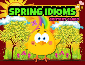 Preview of Context Clues Lesson | Spring Idioms | Posters | Game | Bookmarks | Vocabulary