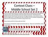 Context Clues - Middle School Set 2
