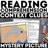 Context Clues Mystery Picture Reading Comprehension Test P