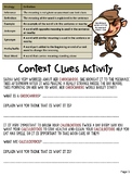 Context Clues Nonsense Words Activity/Printable