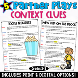 Context Clues Partner Plays: Context Clues and Fluency Activity 2nd and 3rd