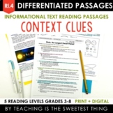 Context Clues Passages - RI.4 - Print & Interactive Digital