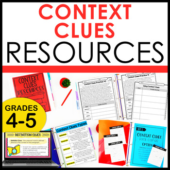 Preview of Context Clues Activities | Printable and Digital Resources