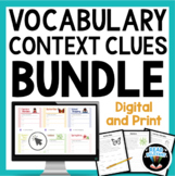 Context Clues Passages for Reading Comprehension : Vocabul