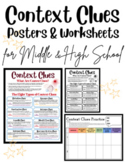 Context Clues Posters & Worksheets