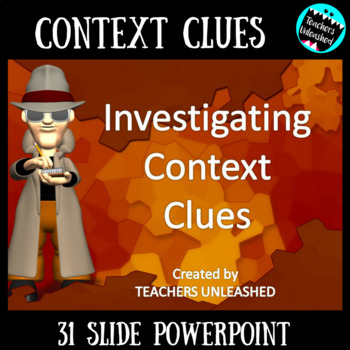 Preview of Context Clues PowerPoint Lesson