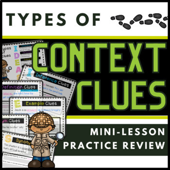 Preview of Context Clues Practice and Review - Google Slides Mini-Lesson
