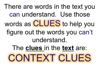 Context Clues Presentation by Teacher See Teacher Do | TpT
