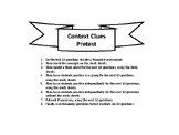 Context Clues Pretest Practice Practice Practice Posttest