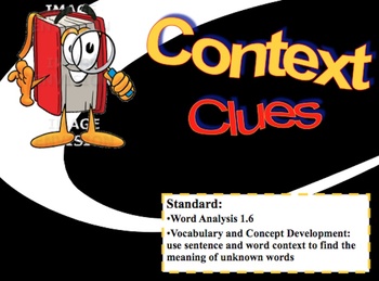 Preview of Context Clues Proficiency