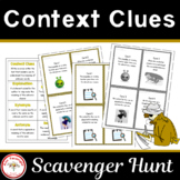 Context Clues Scavenger Hunt + Free BOOM Cards