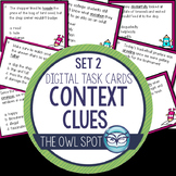 Context Clues Digital Task Cards Test Prep (Set 2)