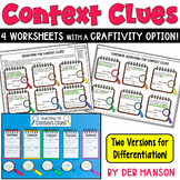 Context Clues Sorting Activity in Print and Digital with Easel
