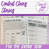 Context Clues Stories (for the entire year) - no prep