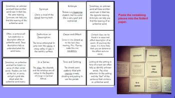 Preview of Context Clues, Story Elements and Genres