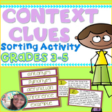 Context Clues Strategy Sorting Activity