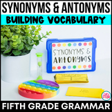 Context Clues: Synonyms Antonyms and Homographs Games for 