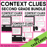 Context Clues Task Cards Bundle for 2nd Grade Context Clue