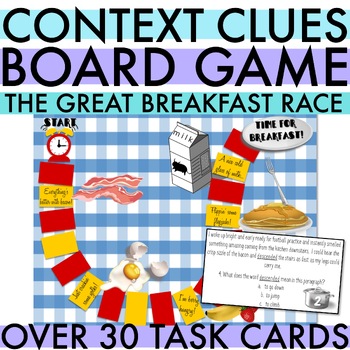 Preview of Context Clues Task Card Game