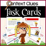 Context Clues Task Cards - 40 Task Cards Reading Comprehen