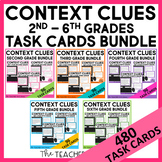 Context Clues Task Cards Bundle Differentiated Vocabulary 
