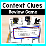 Context Clues Task Cards Game - Print and Digital