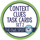 Context Clues Task Cards - Test Prep (Set 2)