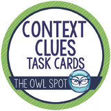 Context Clues Task Cards - Intermediate Level! Test Prep