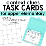 Context Clues Task Cards Vocabulary Activity - Print and Digital