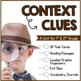 Context Clues: Vocabulary and Language Task Cards, Reading