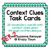 Context Clues Task Cards Set 2