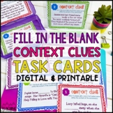 Context Clues Task Cards