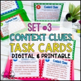 Context Clues Task Cards Set #3