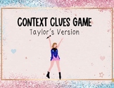 Taylor Swift Themed Context Clues Slides and Game