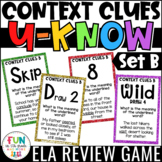 Context Clues Game | U-Know Review Game {Vocabulary Game Set B}
