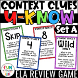 Context Clues Game for Literacy Centers: U-Know | Vocabula