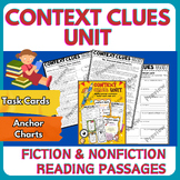 Context clues Unit (Reading passage worksheet, anchor char