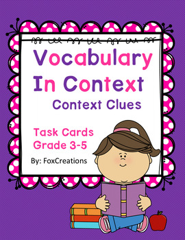 Preview of Context Clues ~ Vocabulary Acquisition and Use