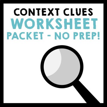 Preview of Context Clues Practice Worksheets